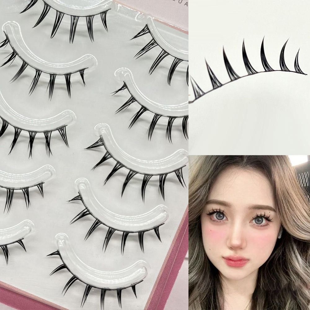 Anime Cosplay Lashes - رموش صناعية من المينك الصناعي مكونة