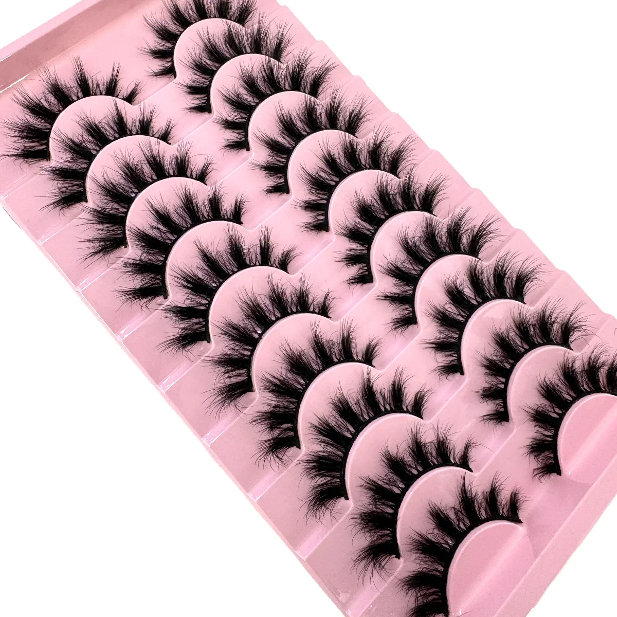 Anime Cosplay Lashes - 10 أزواج من الرموش الصناعية المنفوشة
