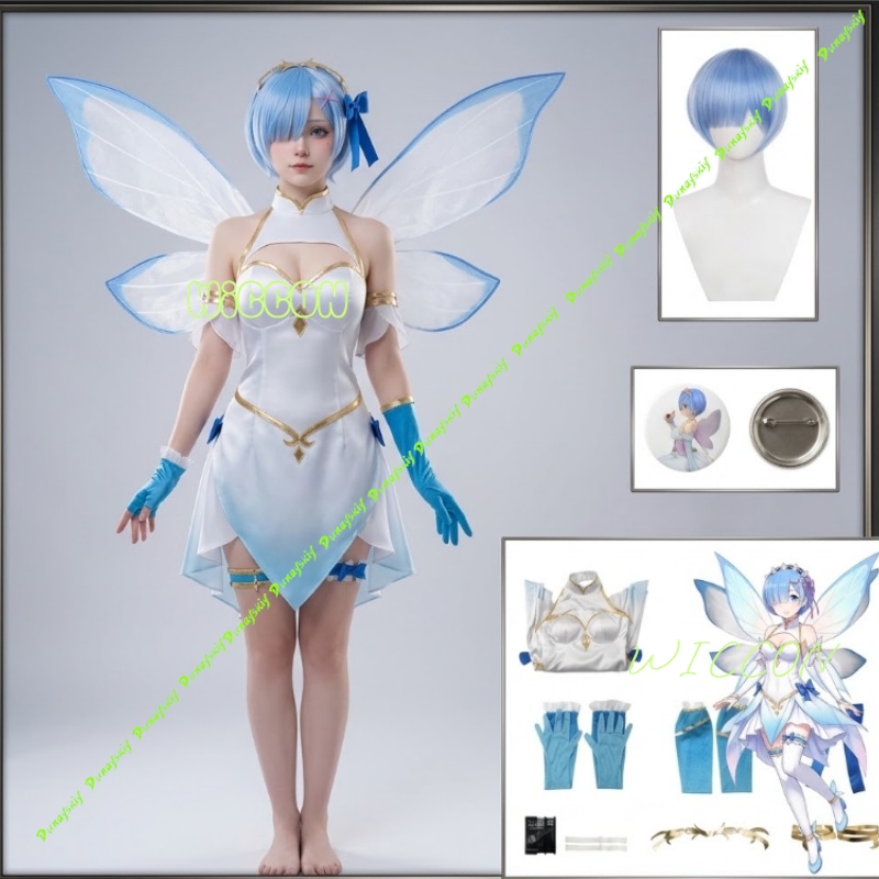 Anime Cosplay Re Zero - طقم كوسبلاي ريم من ري زيرو