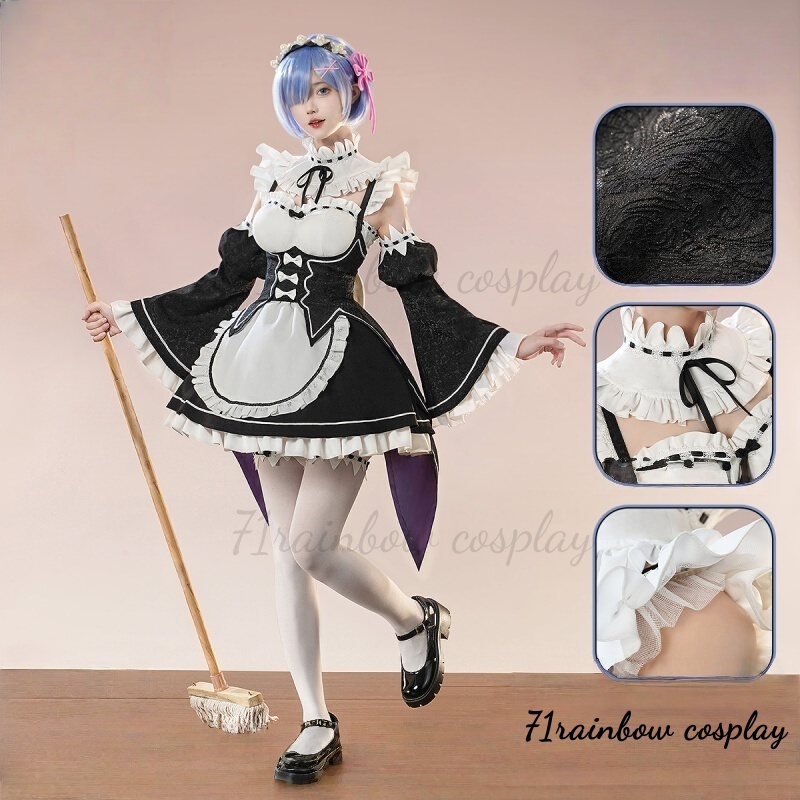 Anime Cosplay Re Zero - إعادة: الحياة في عالم مختلف من