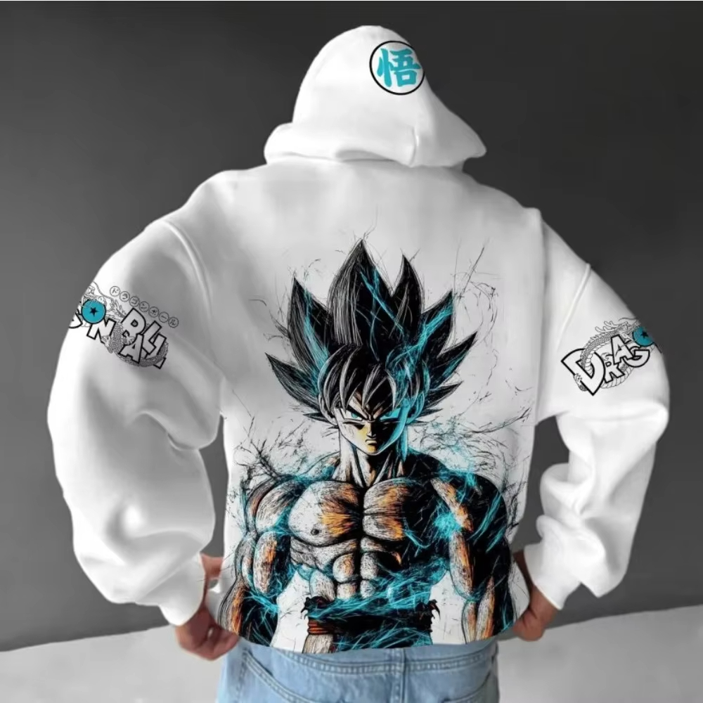 Dragon Ball Saiyan Armor - لعبة دراغون بول الرجال هوديي 2025