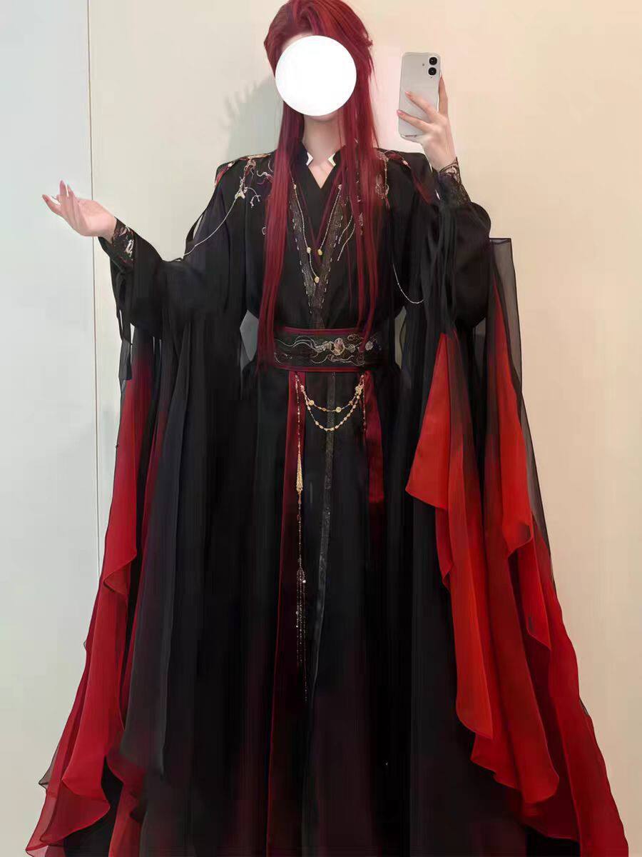 طقم رداء شيانشيا الصيني القديم - مراجعة Cosplay Anime Black وسعره