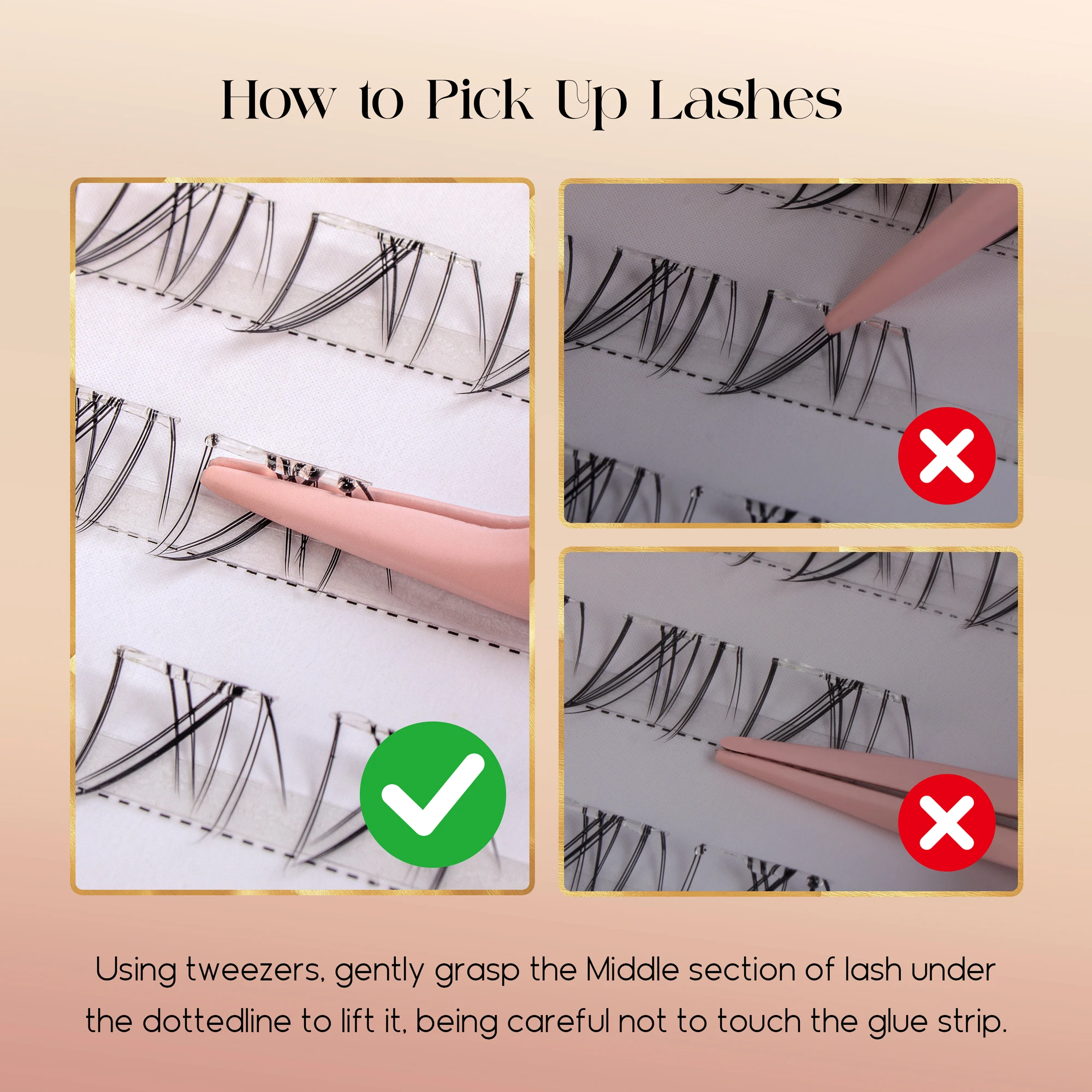 رموش سفلية طبيعية المظهر ذاتية - مراجعة Anime Cosplay Lashes وسعره
