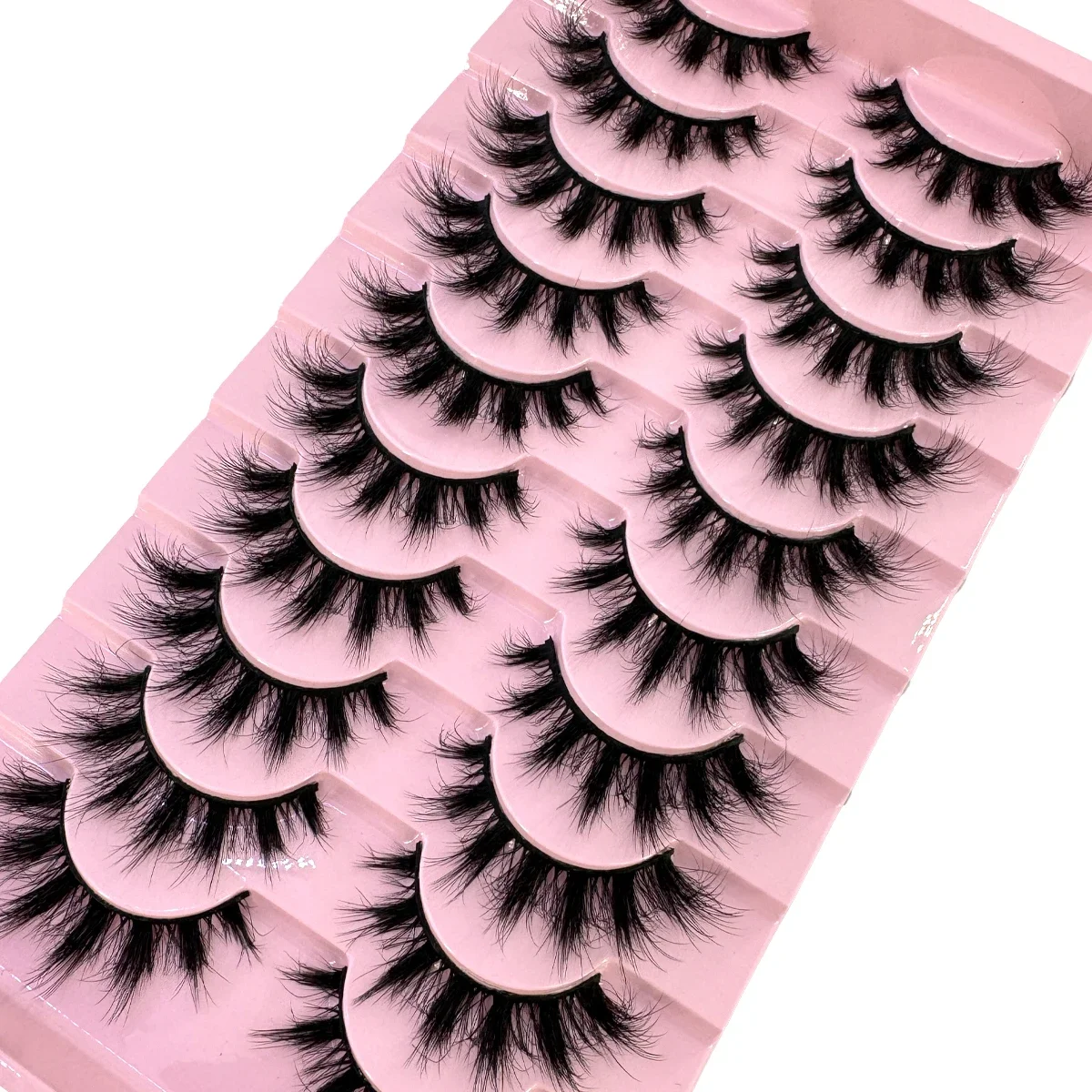 10 أزواج من الرموش الصناعية ال - مراجعة Anime Cosplay Lashes وسعره