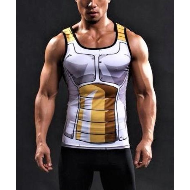 2026 صيفية تانك توب رياضية للر - مراجعة Dragon Ball Saiyan Armor وسعره