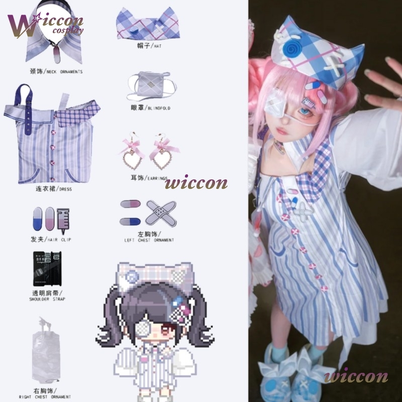 WuHu إنفينيتي نيكي تأثيري حلي  - مراجعة Anime Cosplay Ideas For Women وسعره
