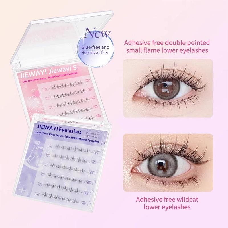 رموش صناعية مجزأة ذاتية التركي - مراجعة Anime Cosplay Lashes وسعره