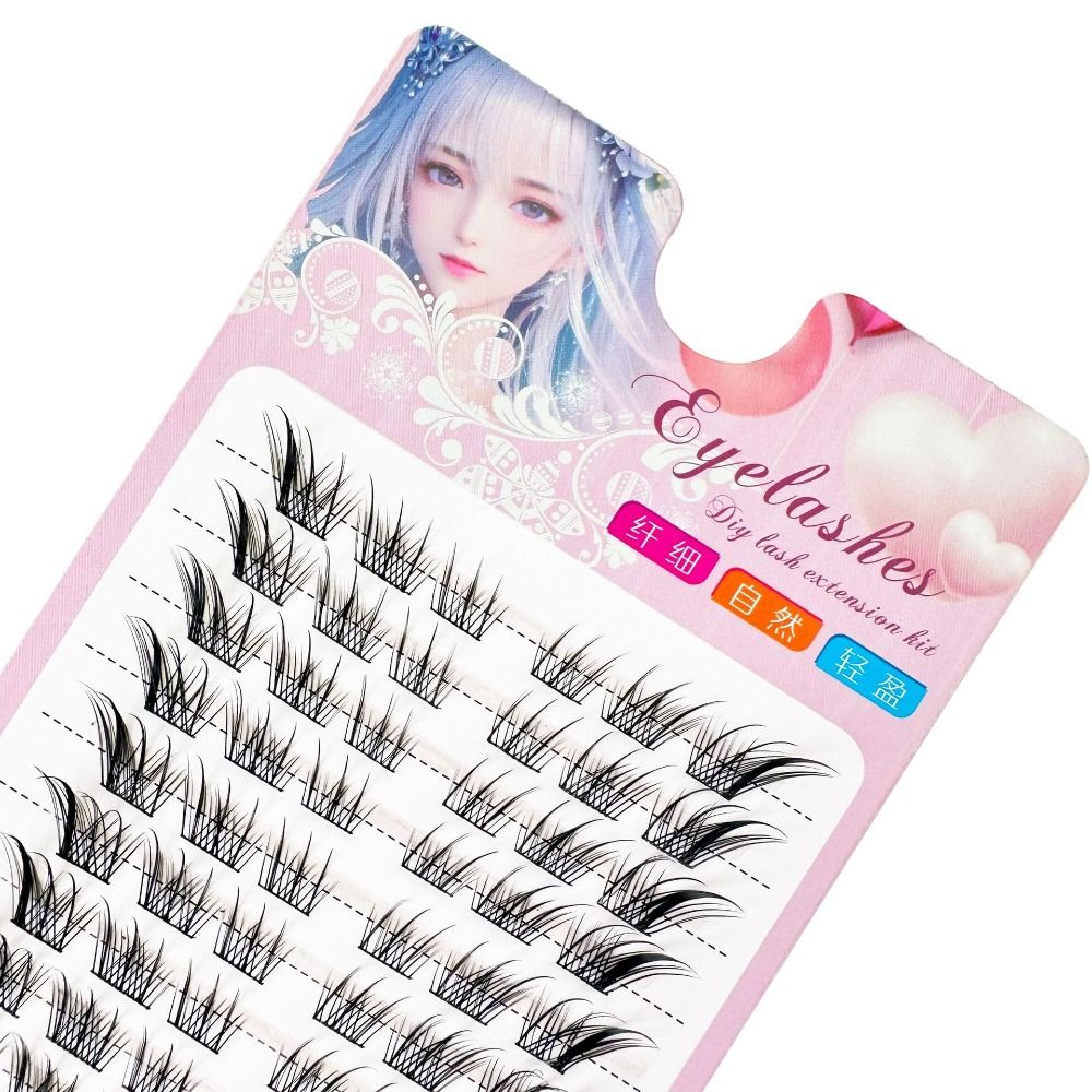 ثلاثية الأبعاد القط العين مجمو - مراجعة Anime Cosplay Lashes وسعره