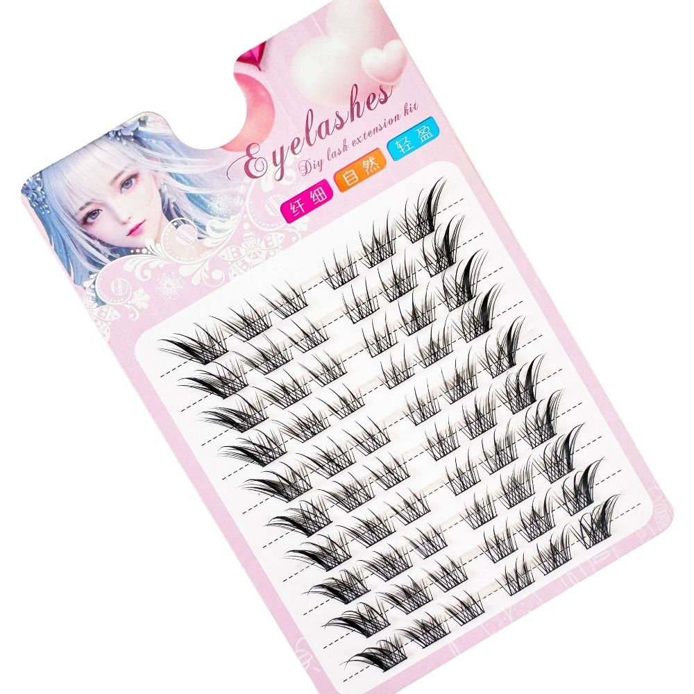 ثلاثية الأبعاد القط العين مجمو - مراجعة Anime Cosplay Lashes وسعره