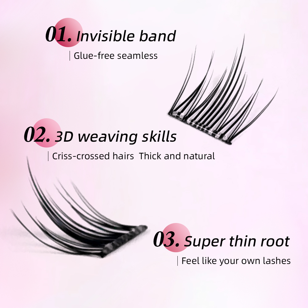 Yelix DIY رموش عنقودية ذاتية ا - مراجعة Anime Cosplay Lashes وسعره